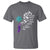 Suicide Prevention Awareness T Shirt Through Every Dark Night There Is A Brighter Day Semicolon Sun Feathers - Wonder Print Shop