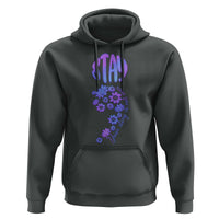 Suicide Prevention Awareness Hoodie Stay Your Story Is Not Over Semicolon Flower - Wonder Print Shop