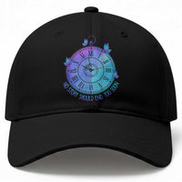 Suicide Prevention Awareness Baseball Cap No Story Should End Too Soon Butterfly Clock