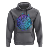 Suicide Prevention Awareness Hoodie No Story Should End Too Soon Butterfly Clock - Wonder Print Shop