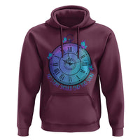 Suicide Prevention Awareness Hoodie No Story Should End Too Soon Butterfly Clock - Wonder Print Shop