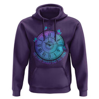 Suicide Prevention Awareness Hoodie No Story Should End Too Soon Butterfly Clock - Wonder Print Shop