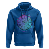 Suicide Prevention Awareness Hoodie No Story Should End Too Soon Butterfly Clock - Wonder Print Shop