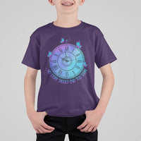 Suicide Prevention Awareness T Shirt For Kid No Story Should End Too Soon Butterfly Clock - Wonder Print Shop