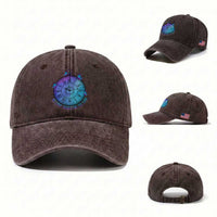 Suicide Prevention Awareness Washed Cotton Baseball Cap No Story Should End Too Soon Butterfly Clock