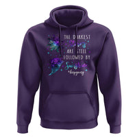 Suicide Prevention Awareness Hoodie The Darkest Storms Are Still Followed By Sunshine Keepgoing Semicolon - Wonder Print Shop