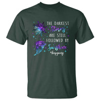 Suicide Prevention Awareness T Shirt The Darkest Storms Are Still Followed By Sunshine Keepgoing Semicolon - Wonder Print Shop