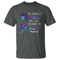 Suicide Prevention Awareness T Shirt The Darkest Storms Are Still Followed By Sunshine Keepgoing Semicolon - Wonder Print Shop