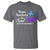 Suicide Prevention Awareness T Shirt Hope Anchors The Soul Teal And Purple Semicolon - Wonder Print Shop