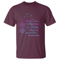 Suicide Prevention Awareness T Shirt Always Choose To Keep Going Don't Let Your Story End You're Alive For A Reason Semicolon - Wonder Print Shop
