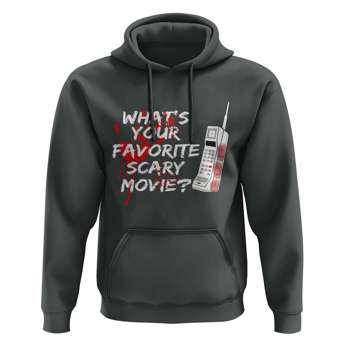 Funny Whats Your Favorite Scary Movie Hoodie Halloween Horror Film Lover - Wonder Print Shop