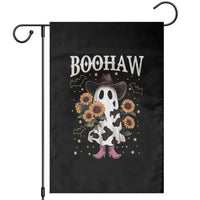 Funny Boohaw Halloween Western Cowboy Ghost Garden Flag - Wonder Print Shop