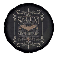 Halloween Salem Witch Spare Tire Cover Salem Medicines Apothecary Potions Tonics Elixirs - Wonder Print Shop