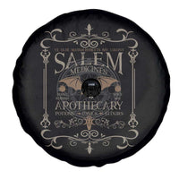 Halloween Salem Witch Spare Tire Cover Salem Medicines Apothecary Potions Tonics Elixirs - Wonder Print Shop