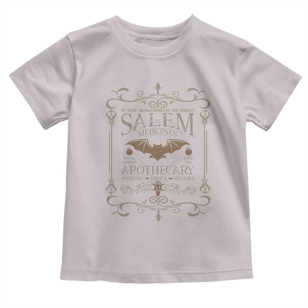 Halloween Salem Witch Toddler T Shirt Salem Medicines Apothecary Potions Tonics Elixirs - Wonder Print Shop