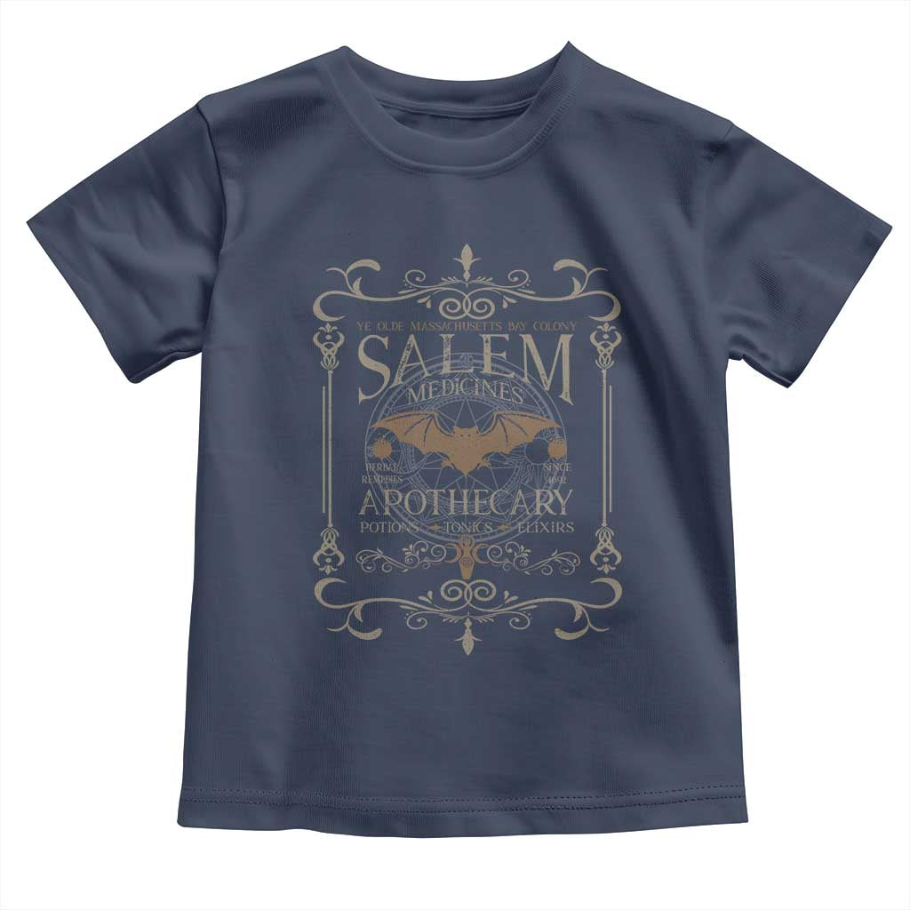Halloween Salem Witch Toddler T Shirt Salem Medicines Apothecary Potions Tonics Elixirs - Wonder Print Shop