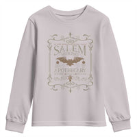 Halloween Salem Witch Youth Sweatshirt Salem Medicines Apothecary Potions Tonics Elixirs - Wonder Print Shop