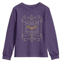 Halloween Salem Witch Youth Sweatshirt Salem Medicines Apothecary Potions Tonics Elixirs - Wonder Print Shop