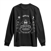 Ouija Board Spirit Board Occult Gothic Skeleton Halloween Pagan Long Sleeve Shirt - Wonder Print Shop