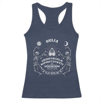 Ouija Board Spirit Board Occult Gothic Skeleton Halloween Pagan Racerback Tank Top - Wonder Print Shop