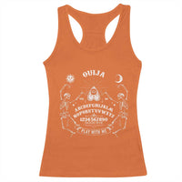Ouija Board Spirit Board Occult Gothic Skeleton Halloween Pagan Racerback Tank Top - Wonder Print Shop