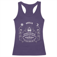 Ouija Board Spirit Board Occult Gothic Skeleton Halloween Pagan Racerback Tank Top - Wonder Print Shop