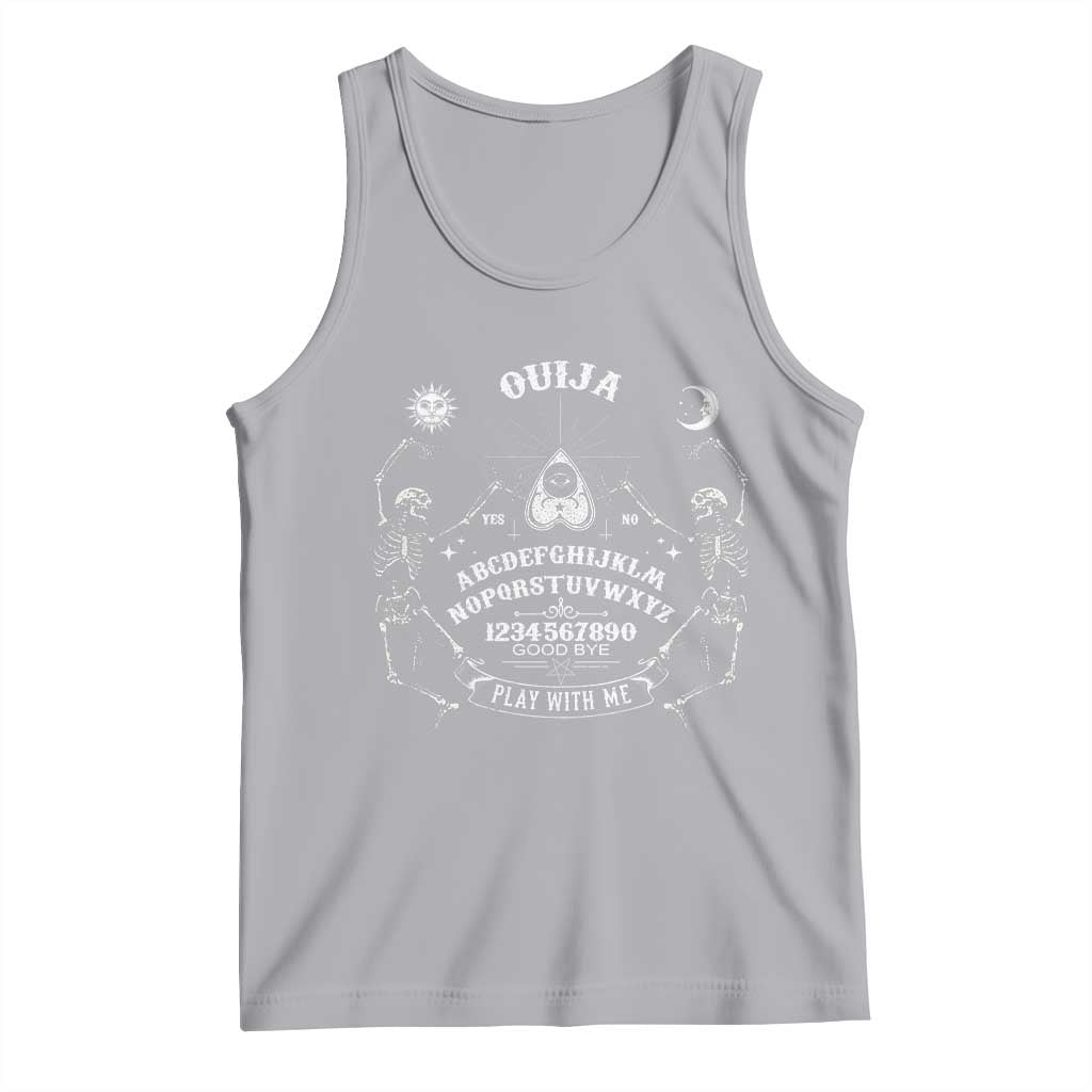 Ouija Board Spirit Board Occult Gothic Skeleton Halloween Pagan Tank Top - Wonder Print Shop