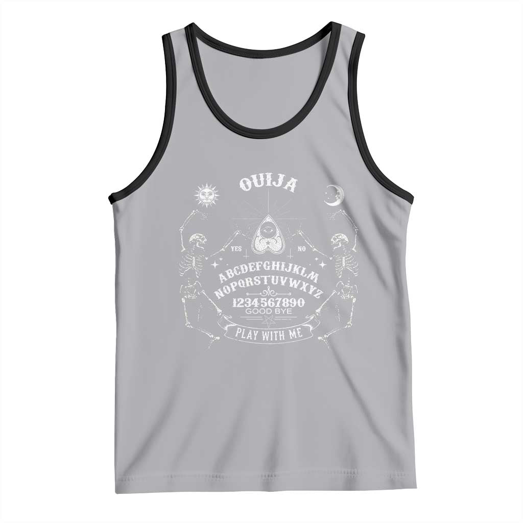 Ouija Board Spirit Board Occult Gothic Skeleton Halloween Pagan Tank Top - Wonder Print Shop