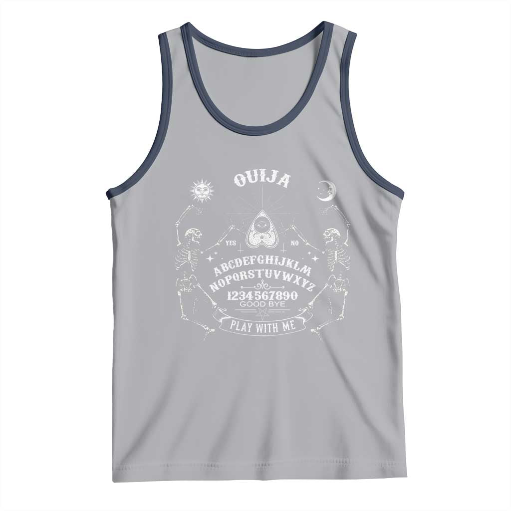 Ouija Board Spirit Board Occult Gothic Skeleton Halloween Pagan Tank Top - Wonder Print Shop