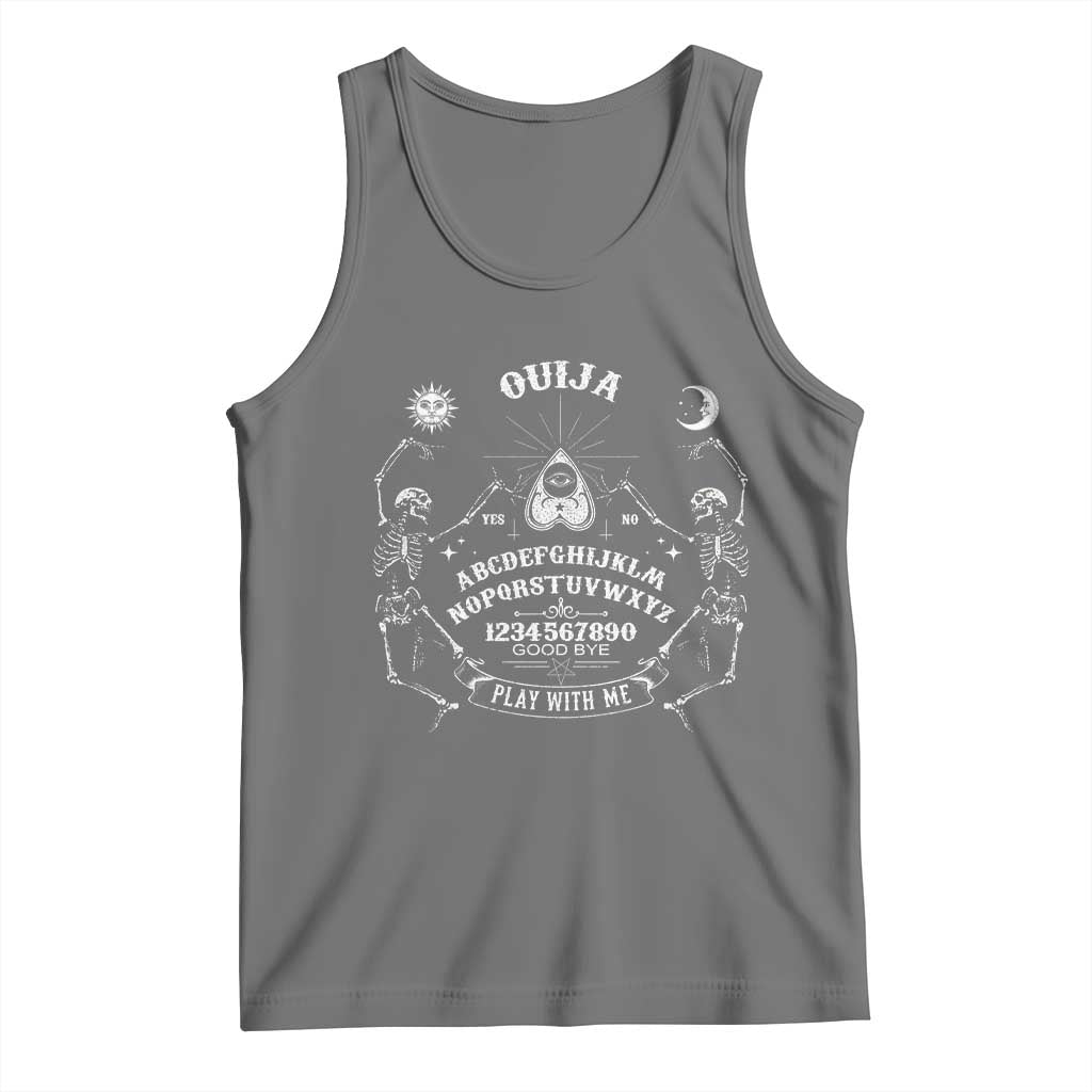 Ouija Board Spirit Board Occult Gothic Skeleton Halloween Pagan Tank Top - Wonder Print Shop
