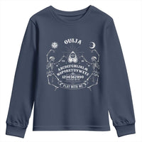 Ouija Board Spirit Board Occult Gothic Skeleton Halloween Pagan Youth Sweatshirt - Wonder Print Shop