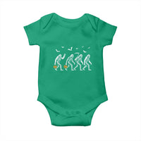 Funny Halloween Bigfoot Baby Onesie Skeleton Sasquatch Jack O Lantern - Wonder Print Shop