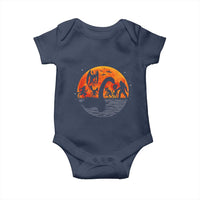 Funny Halloween Cryptid Folklore Bigfoot Alien Mothman Baby Onesie - Wonder Print Shop