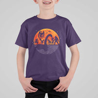 Funny Halloween Cryptid Folklore Bigfoot Alien Mothman T Shirt For Kid - Wonder Print Shop