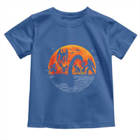Funny Halloween Cryptid Folklore Bigfoot Alien Mothman Toddler T Shirt - Wonder Print Shop