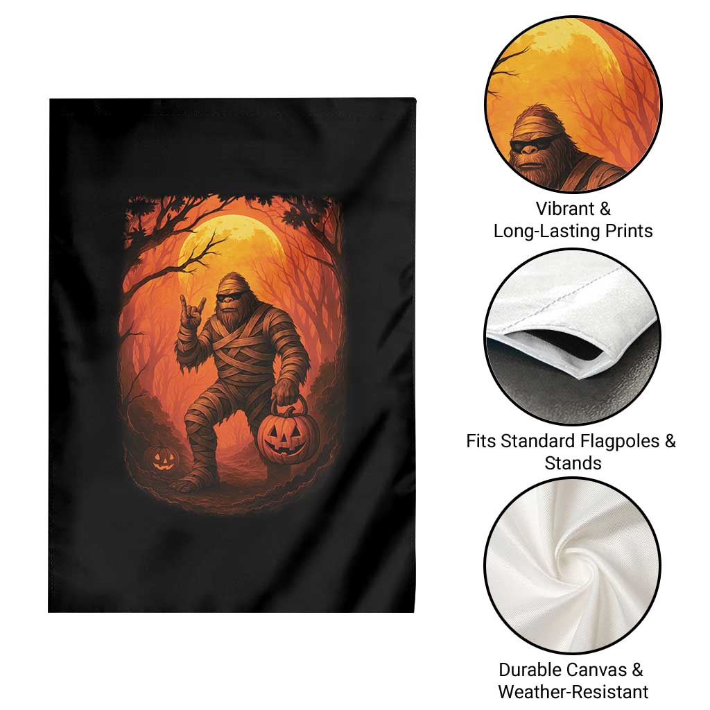 Funny Halloween Bigfoot Scary Spooky Cryptid Sasquatch Garden Flag - Wonder Print Shop