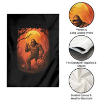 Funny Halloween Bigfoot Scary Spooky Cryptid Sasquatch Garden Flag - Wonder Print Shop