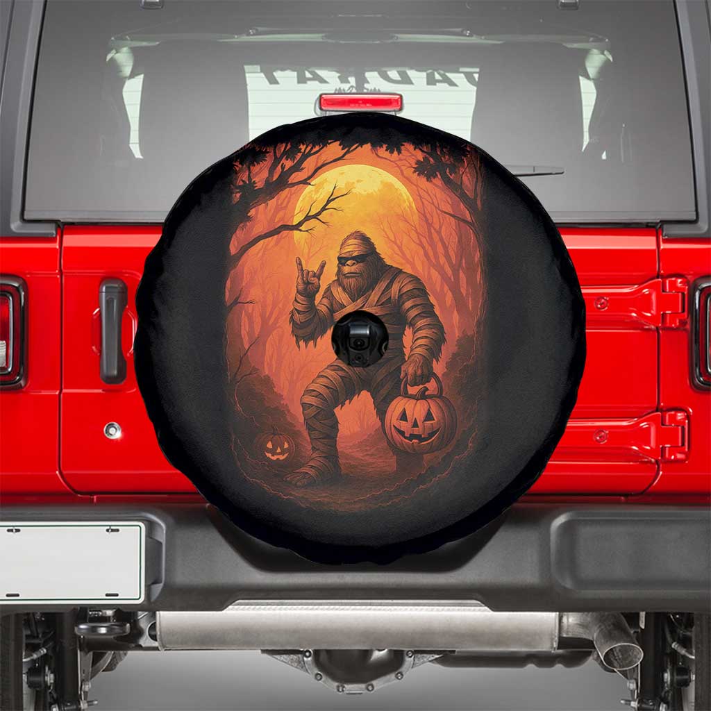Funny Halloween Bigfoot Scary Spooky Cryptid Sasquatch Spare Tire Cover - Wonder Print Shop