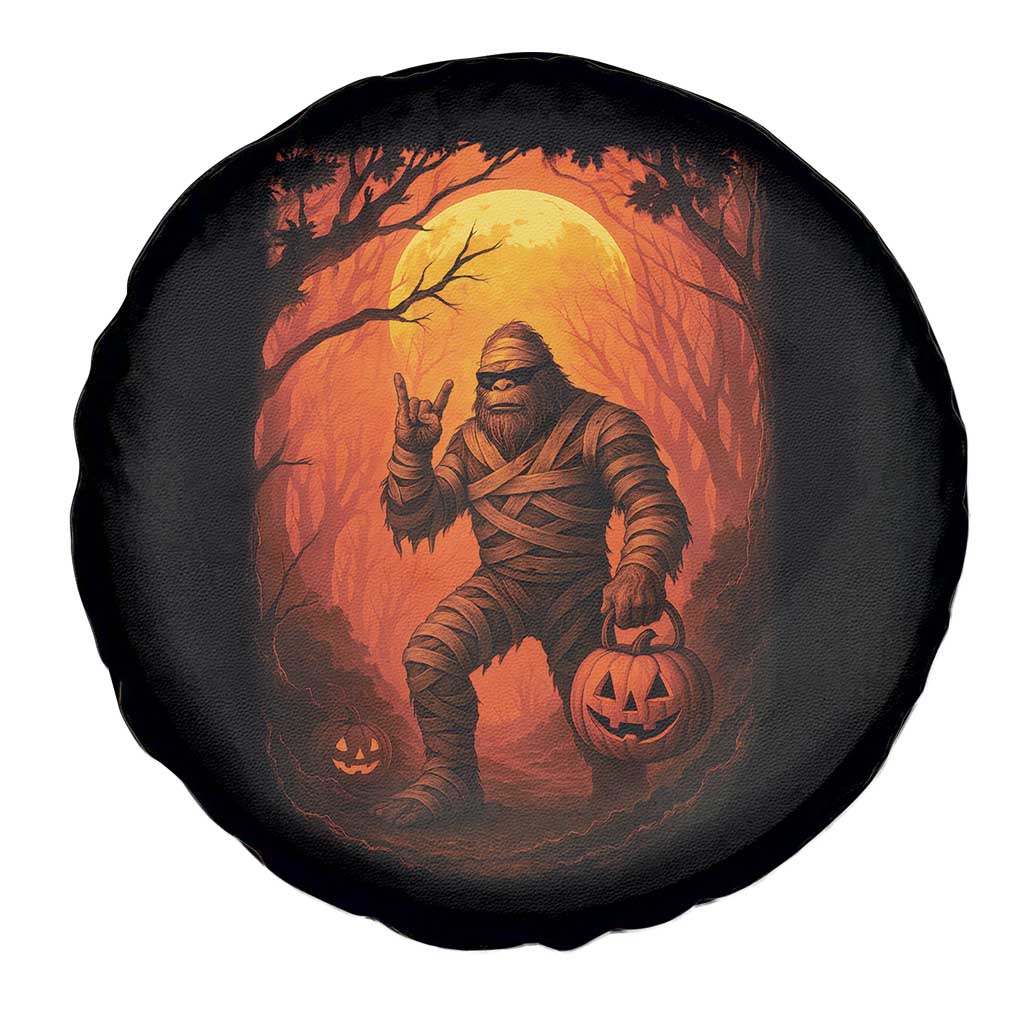 Funny Halloween Bigfoot Scary Spooky Cryptid Sasquatch Spare Tire Cover - Wonder Print Shop