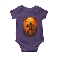 Funny Halloween Bigfoot Scary Spooky Cryptid Sasquatch Baby Onesie - Wonder Print Shop
