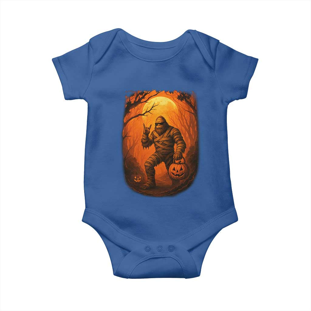 Funny Halloween Bigfoot Scary Spooky Cryptid Sasquatch Baby Onesie - Wonder Print Shop