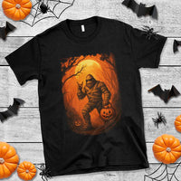Funny Halloween Bigfoot Scary Spooky Cryptid Sasquatch T Shirt - Wonder Print Shop
