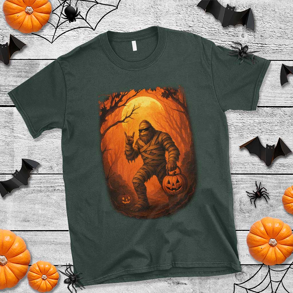 Funny Halloween Bigfoot Scary Spooky Cryptid Sasquatch T Shirt - Wonder Print Shop