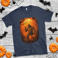 Funny Halloween Bigfoot Scary Spooky Cryptid Sasquatch T Shirt - Wonder Print Shop