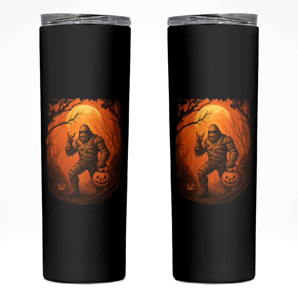 Funny Halloween Bigfoot Scary Spooky Cryptid Sasquatch Skinny Tumbler - Wonder Print Shop