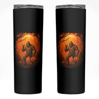 Funny Halloween Bigfoot Scary Spooky Cryptid Sasquatch Skinny Tumbler - Wonder Print Shop