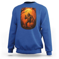 Funny Halloween Bigfoot Scary Spooky Cryptid Sasquatch Sweatshirt - Wonder Print Shop