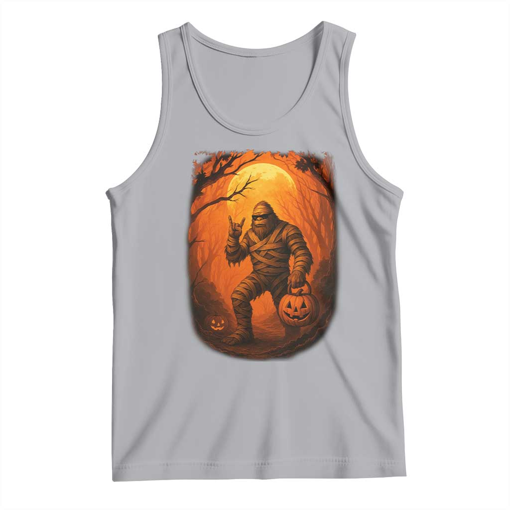 Funny Halloween Bigfoot Scary Spooky Cryptid Sasquatch Tank Top - Wonder Print Shop