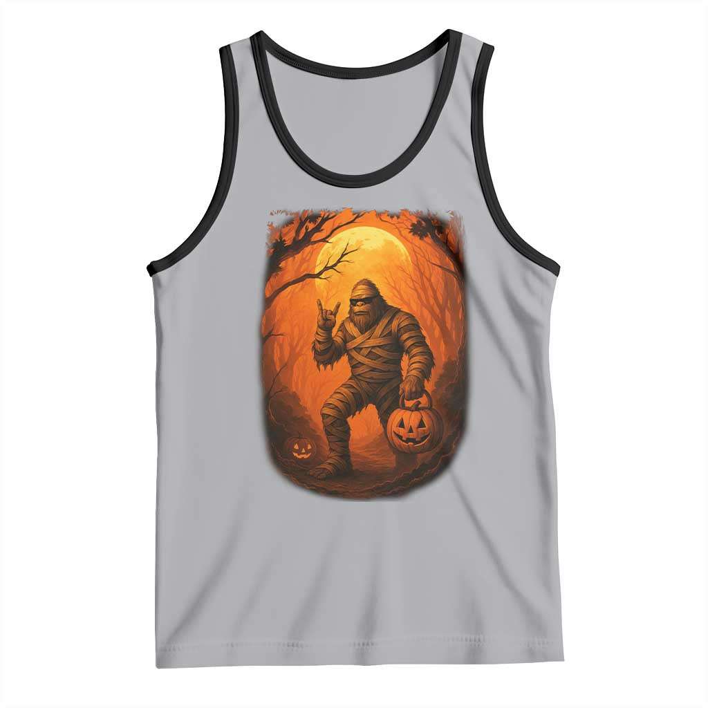 Funny Halloween Bigfoot Scary Spooky Cryptid Sasquatch Tank Top - Wonder Print Shop