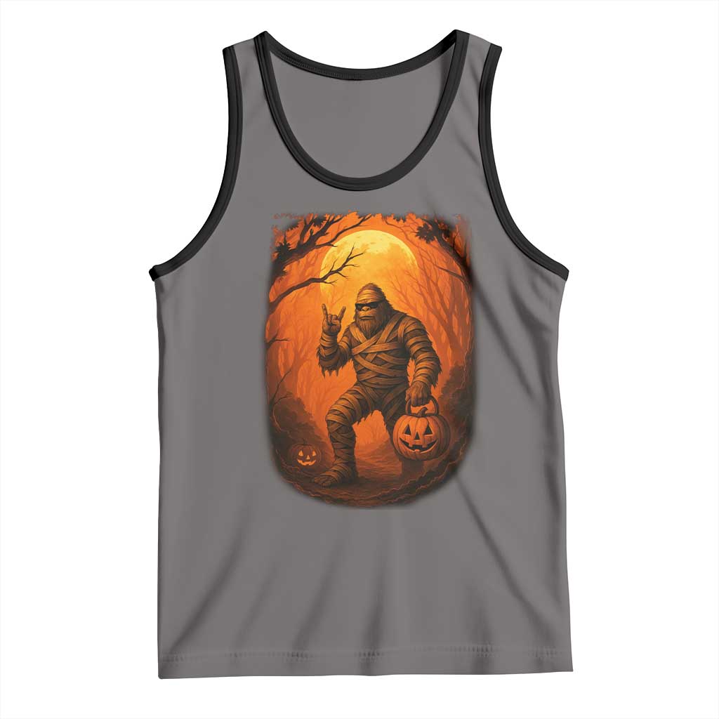 Funny Halloween Bigfoot Scary Spooky Cryptid Sasquatch Tank Top - Wonder Print Shop